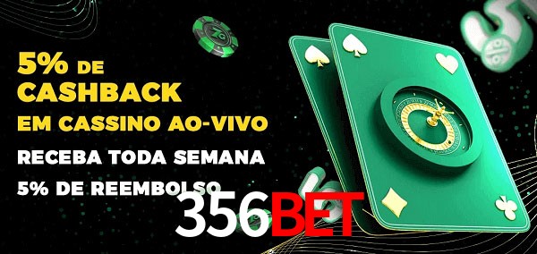 Promoções do cassino ao Vivo 356bet